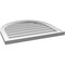 Ekena Millwork Round Top Surface Mount PVC Gable Vent w/ 2"W x 1-1/2"P Brickmould Frame, 26"W x 24"H GVPRT26X2402SN - alternate 3